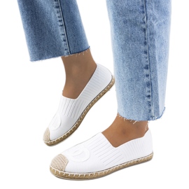 Dámské bílé espadrilky od Deana bílý Dámské bílé espadrilky od Deana bílý