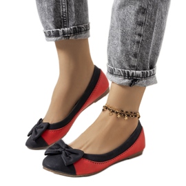 Černé baleríny s mašlí Eske černý