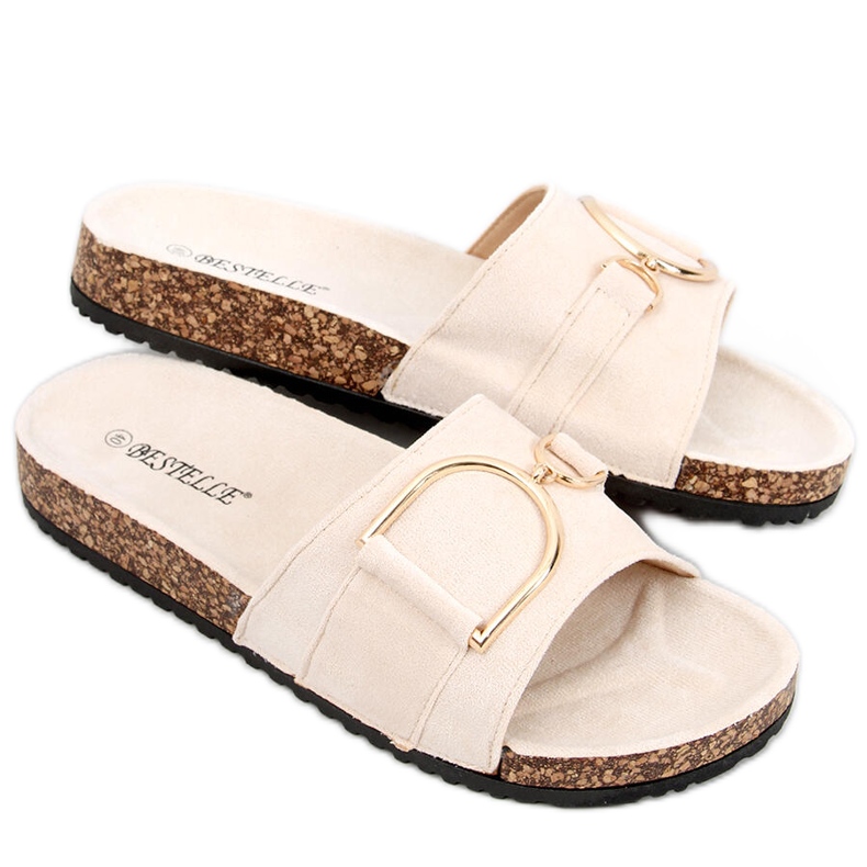 Korková podrážka Tara Beige béžový