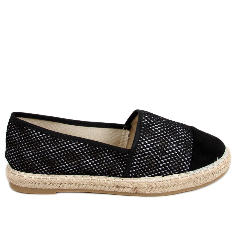 Dámské espadrilky Alika Black černá Dámské espadrilky Alika Black černá