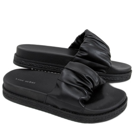 Dámské pantofle Atissa Black černá Dámské pantofle Atissa Black černá