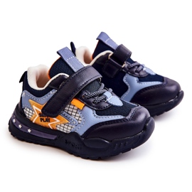 PJ2 Dětské lehké sportovní boty Navy Blue Mobby námořnická modř modrý