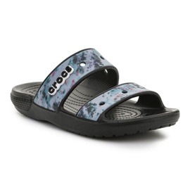 Crocs Classic Tie Dye Graphic Sandal W 207283-988 modrý