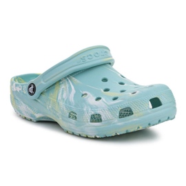 Crocs Classic Marbled Clog W 206867-4SU modrý Crocs Classic Marbled Clog W 206867-4SU modrý