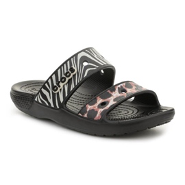 Crocs Animal Remix Sandal Black / Multi W 207847-0C4 černý
