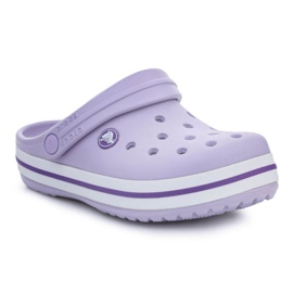 Crocs Crocband Clog Jr 207006-5P8 fialový