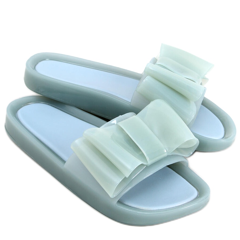 Dámské silikonové pantofle Vinca Green modrý