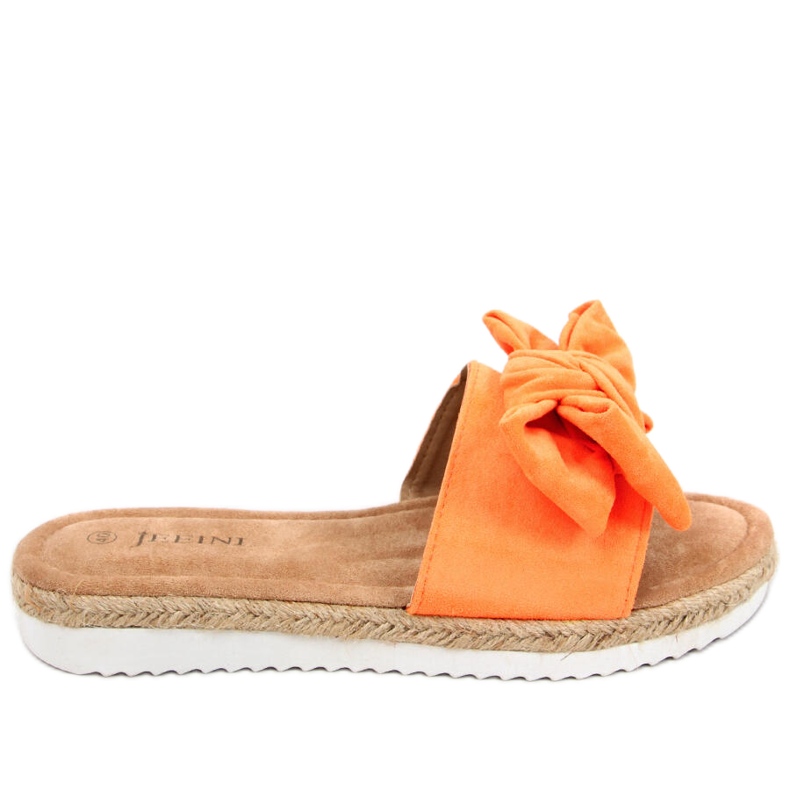Espadrilky s mašlí Viola Orange oranžový