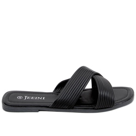 Dámské pantofle Fuzzy Black černý