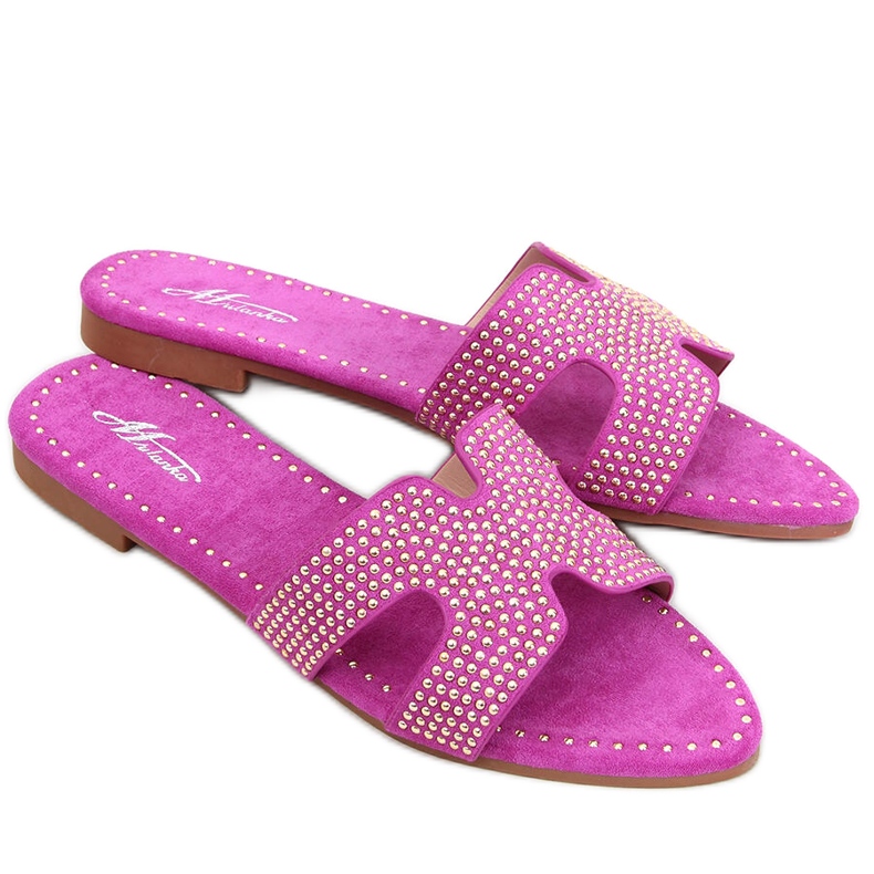Dámské pantofle Q-88 Fushia růžový