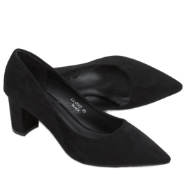 Lodičky na sloupku Durga Black černý