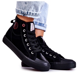 Dámské vysoké tenisky Cross Jeans JJ2R4055C Black černý
