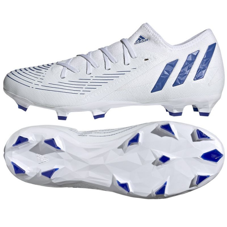 Kopačky Adidas Predator Edge.3 L Fg M GW2279 bílý bílý