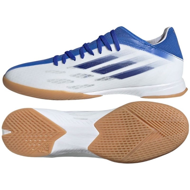 Adidas x Speedflow.3 v GW7491 WHITE-Blue Footbam Shoes bílý bílý