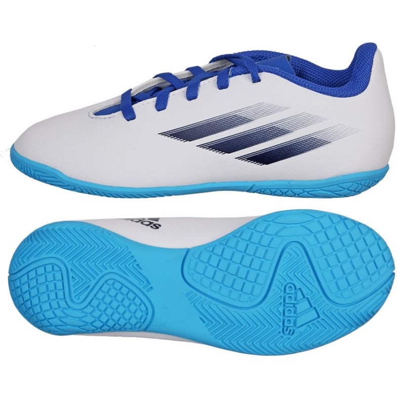 Kopačky Adidas X Speedflow.4 In Jr GW7527 bílý bílý