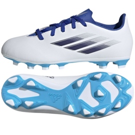 Kopačky Adidas X Speedflow.4 FxG Jr GW7519 vícebarevný bílý