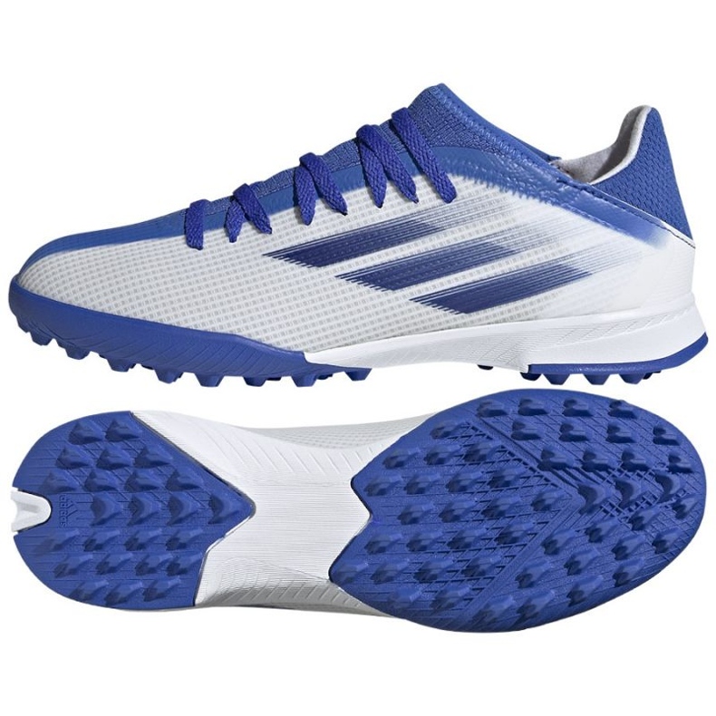 Kopačky Adidas X Speedflow.3 Tf Jr GW7514 vícebarevný bílý