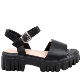 Dianne Black sandály s vysokou podrážkou černá