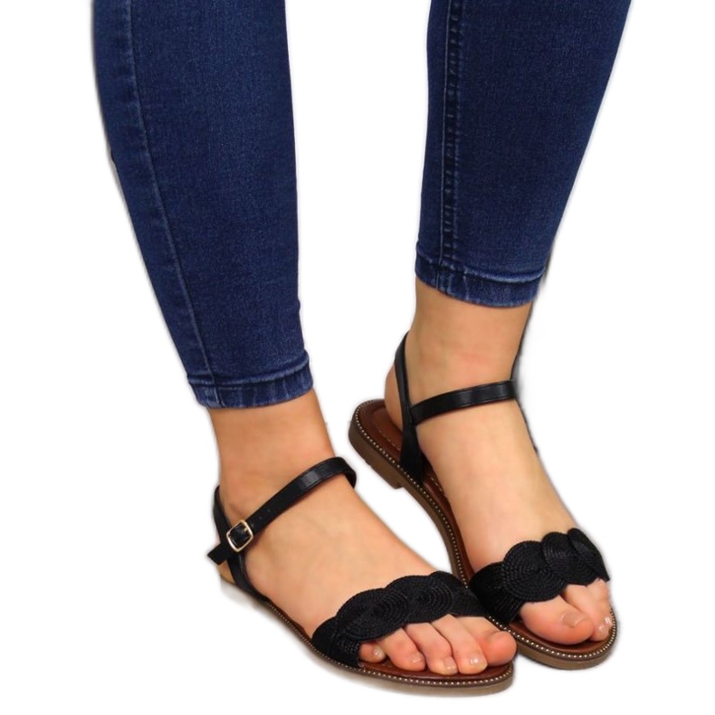 Ploché sandály T.Sokolski W SCA37A černé černá