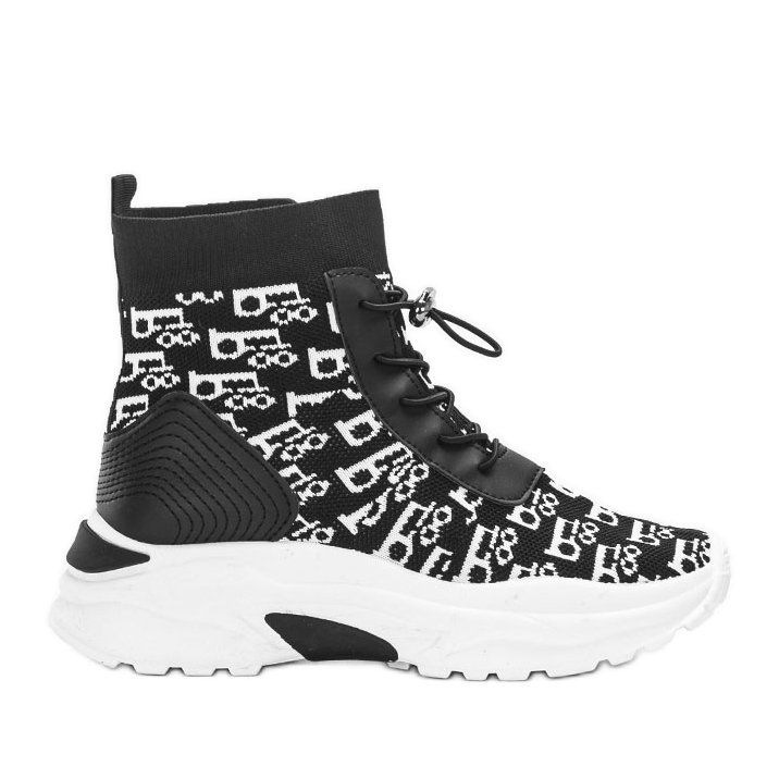 Černé dámské tenisky Erma bílý černá