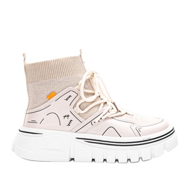 Béžové kotníkové tenisky Toler béžový