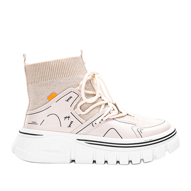 Béžové kotníkové tenisky Toler béžový