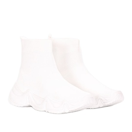 Bílé vysoké tenisky Terica bílý Bílé vysoké tenisky Terica bílý