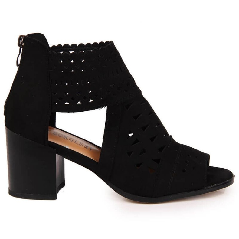Prolamované sandály T.Sokolski W SCA158 černé černá