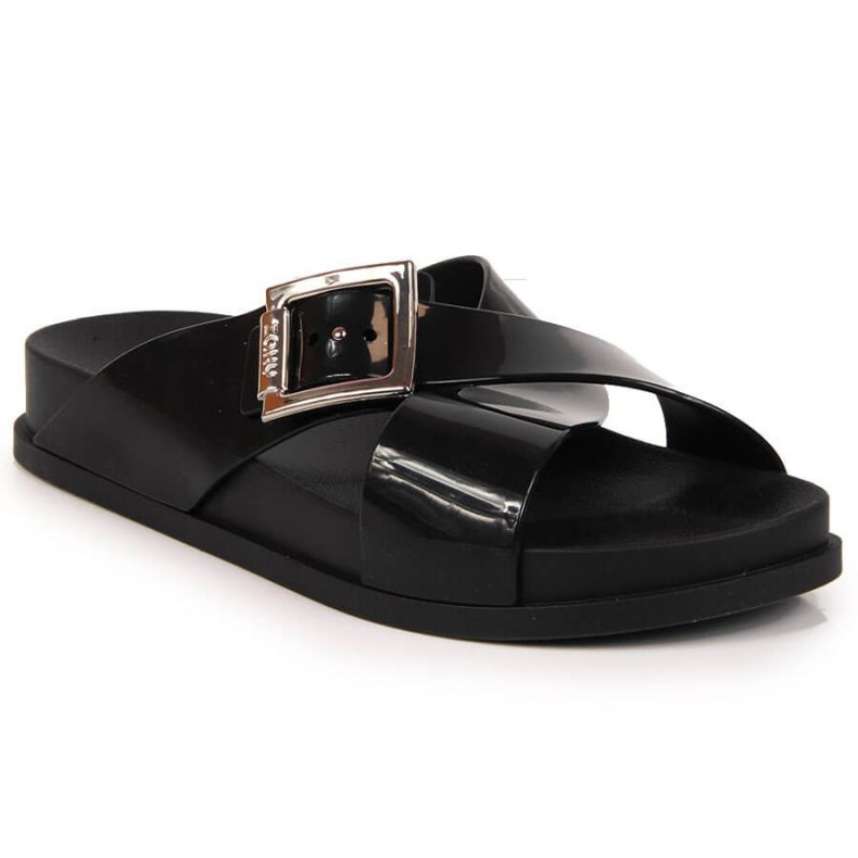 Plážové pantofle Meliski Zaxy JJ285055 černé černá