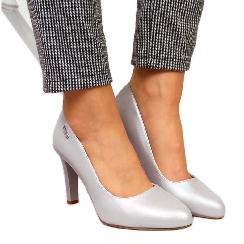 Lodičky na stříbrném perleťovém sloupku Sergio Leone stříbrný