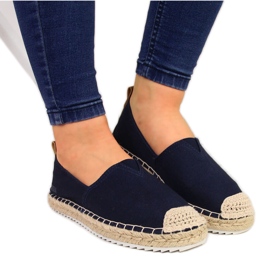 Dámské tmavě modré espadrilky Big Star HH274500 námořnická modř