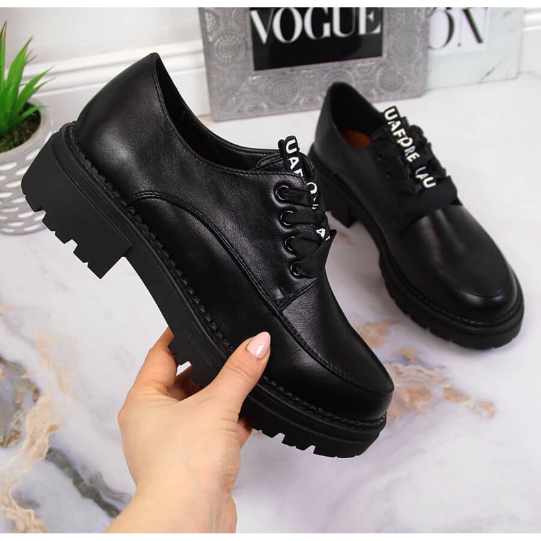 Dámské kozačky kozačky černé Laura La.Fi černá