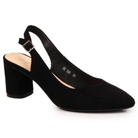 Lodičky pro ženy na černém sloupku od Sergio Leone černý