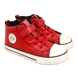 Dětské červené zateplené tenisky Big Star GG374034 červený