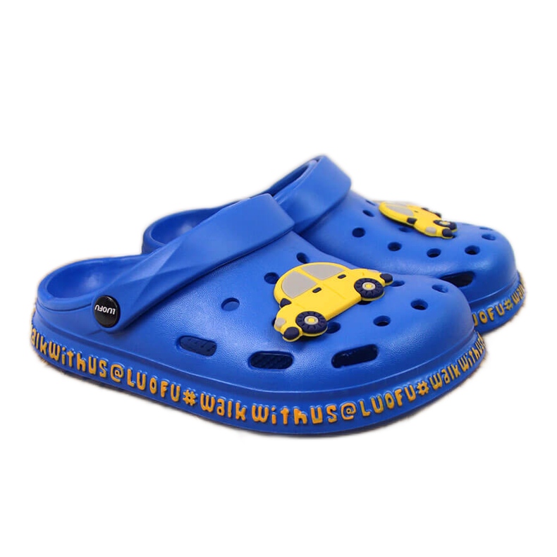 Chlapecké pěnové pantofle do bazénu Atletico blue modrý
