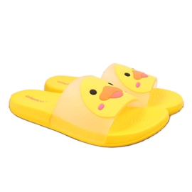 Žluté dětské pantofle Atletico do bazénu žlutá Žluté dětské pantofle Atletico do bazénu žlutá
