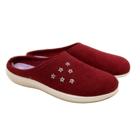 Dámské domácí pantofle Maroon Inblu červený vícebarevný