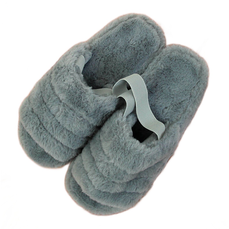 Šedé dámské pantofle Seastar domácí šedé šedá Šedé dámské pantofle Seastar domácí šedé šedá