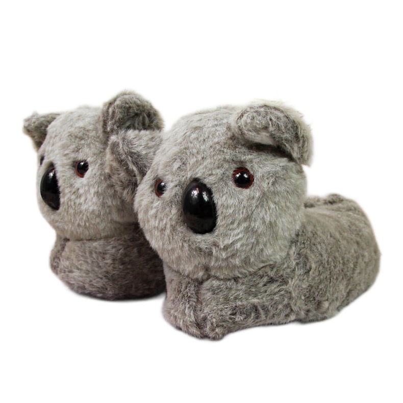 Dětské pantofle domácí mazlíčci koala šedá