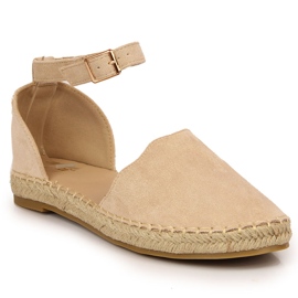 Dámské béžové espadrilky sandály Jezzi béžový