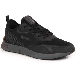 Černá pánská obuv pro volný čas Big Star JJ174292 Černá pánská obuv pro volný čas Big Star JJ174292