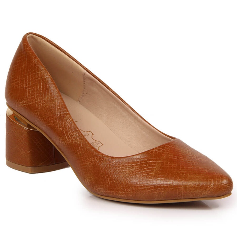 Lodičky na ozdobném hnědém sloupku od Jezzi hnědý