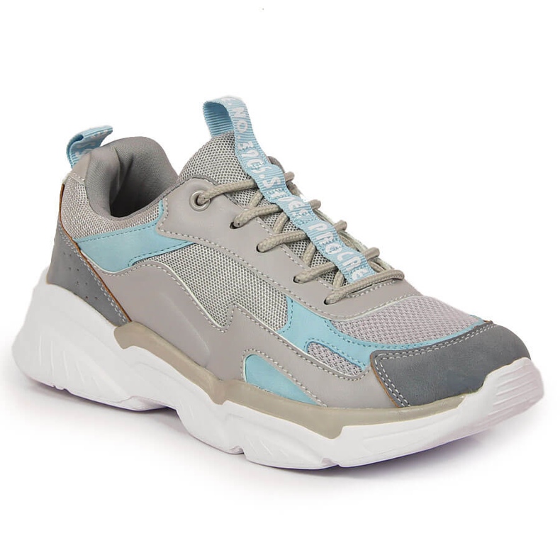 Pohodlné šedé dámské sportovní boty Vinceza šedá