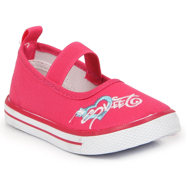 Dívčí baleríny s elastickým růžovým Atletico