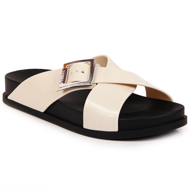 Dámské pantofle meliski cream Zaxy JJ285057 béžový vícebarevný