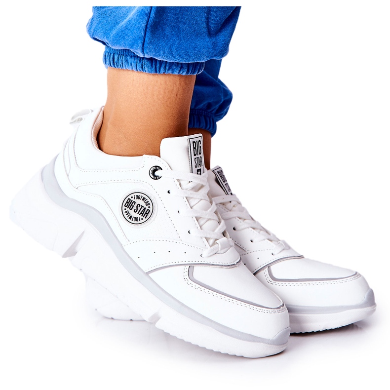 Sportovní obuv na platformě Big Star II274314 bílá bílý