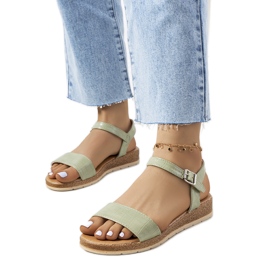 Zelené dámské sandály Speier zelená