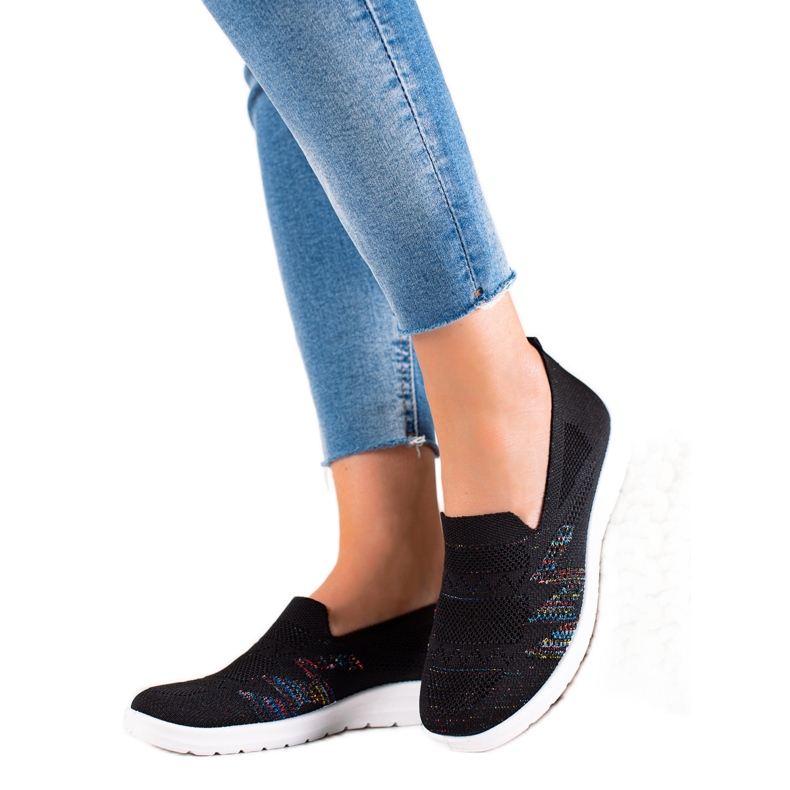 W. Potocki Pohodlné Slipony Potocki černá