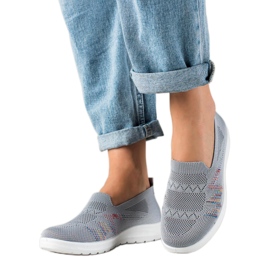 W. Potocki Pohodlné Slipony Potocki šedá W. Potocki Pohodlné Slipony Potocki šedá