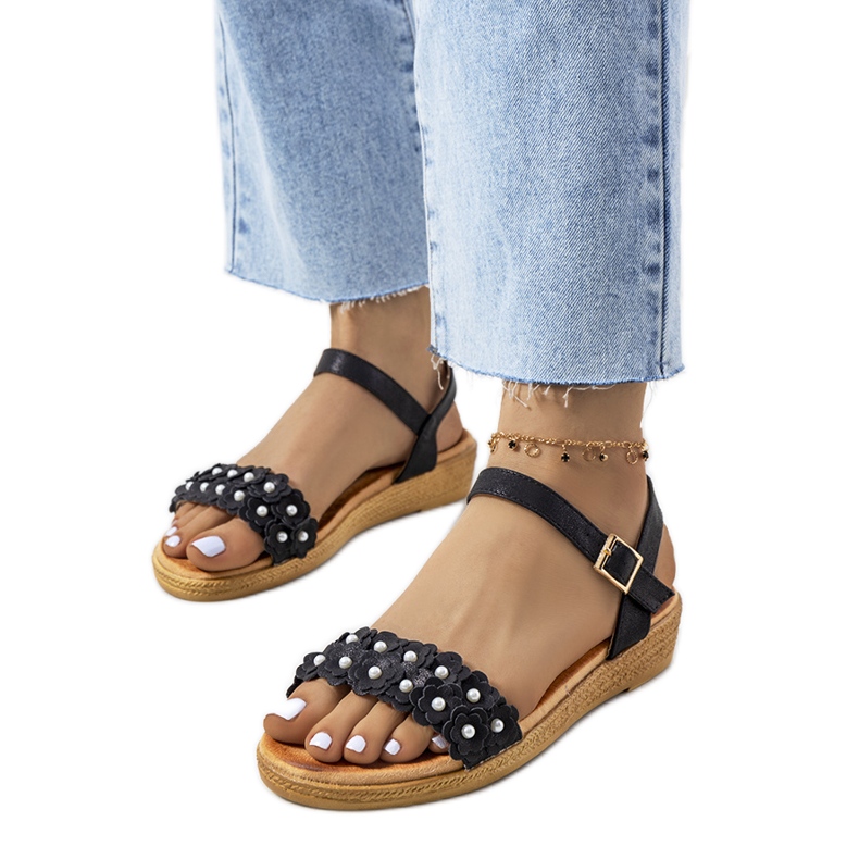 Černé dámské sandály Farra černá